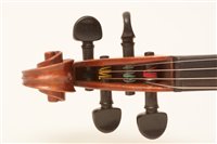 Lot 61 - A violin by J. Thibouville-Lamy