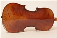 Lot 61 - A violin by J. Thibouville-Lamy