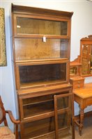 Lot 815 - Globe wernicke style bookcase
