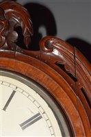 Lot 682 - L. Lesh, Glasgow: a Victorian figured walnut longcase clock.