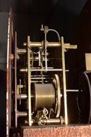 Lot 682 - L. Lesh, Glasgow: a Victorian figured walnut longcase clock.