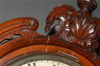 Lot 682 - L. Lesh, Glasgow: a Victorian figured walnut longcase clock.