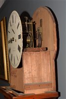 Lot 682 - L. Lesh, Glasgow: a Victorian figured walnut longcase clock.