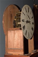 Lot 682 - L. Lesh, Glasgow: a Victorian figured walnut longcase clock.