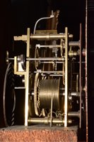Lot 682 - L. Lesh, Glasgow: a Victorian figured walnut longcase clock.