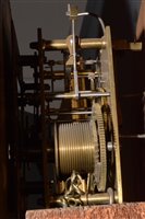 Lot 682 - L. Lesh, Glasgow: a Victorian figured walnut longcase clock.