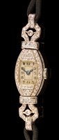 Lot 458 - Diamond cocktail watch