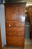 Lot 783 - Glll bureau bookcase