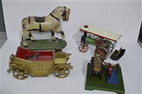 Lot 1654 - Horse, Mamod and other