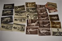 Lot 111 - 29 French risqué postcards