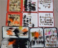 Lot 212 - A collection of wet, dry and reservoir flies