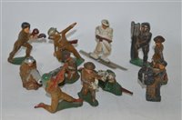 Lot 1502 - Hollow cast figures by Barclay or Manoil