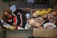 Lot 1180 - Dolls and parts