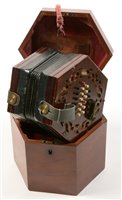 Lot 140 - Lachenal English Concertina.