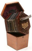 Lot 134 - A Lachenal MaCann duet system Concertina