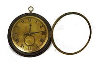 Lot 742 - Sedan clock with watch movement.