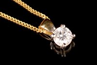 Lot 546 - Diamond pendant