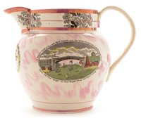 Lot 71 - Sunderland jug.