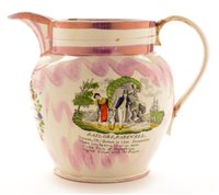 Lot 86 - Sunderland jug.