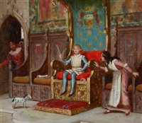 Lot 232 - Edmund Blair Leighton - oil.
