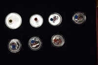 Lot 200 - Gold plated and other coins