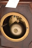 Lot 676 - A rare and unusual Japanese carved mantel clock.
