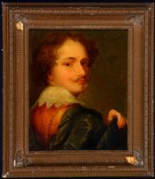 Lot 253 - Manner of Sir Anthony van Dyck - oil.