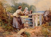 Lot 172 - Myles Birket Foster - watercolour.