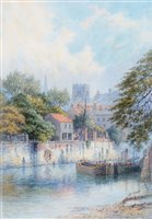 Lot 195 - George Fall - watercolour.