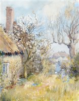 Lot 169 - Elizabeth Ann "Lillian" Cole - watercolour.