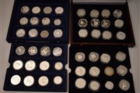 Lot 129 - Silver commemorative coins and others