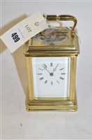 Lot 499 - carriage clock