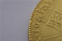 Lot 170 - James II gold five guineas