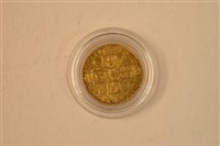 Lot 187 - George I gold quarter-guinea