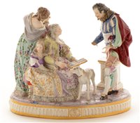 Lot 111 - A Samson porcelain group.