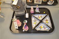 Lot 449 - Royal Doulton figures, Royal Copenhagen Frog, art deco light