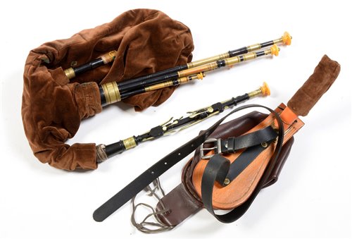 Lot 18 - David Burleigh Northumbrian pipes