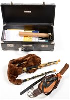 Lot 18 - David Burleigh Northumbrian pipes