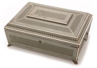Lot 72 - Anglo Indian inlaid games box.