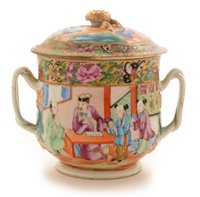 Lot 7 - Canton jar and cover.