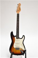 Lot 199 - Encore Strat style guitar