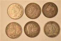 Lot 157 - Silver crowns