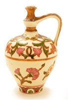 Lot 117 - A Fischer Budapest wine ewer.