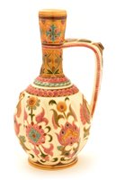 Lot 116 - A Zsolnay Pecs wine ewer.