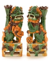 Lot 18 - Pair of jostick holders.