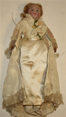 Lot 135 - Victorian wax doll