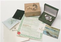Lot 467 - Rolex Oyster perpetual submariner, boxed.