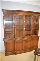 Lot 831 - Modern oak breakfast bookcase