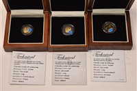 Lot 198 - Three gold Tristan da Cunha coins