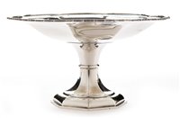 Lot 396 - Silver tazza